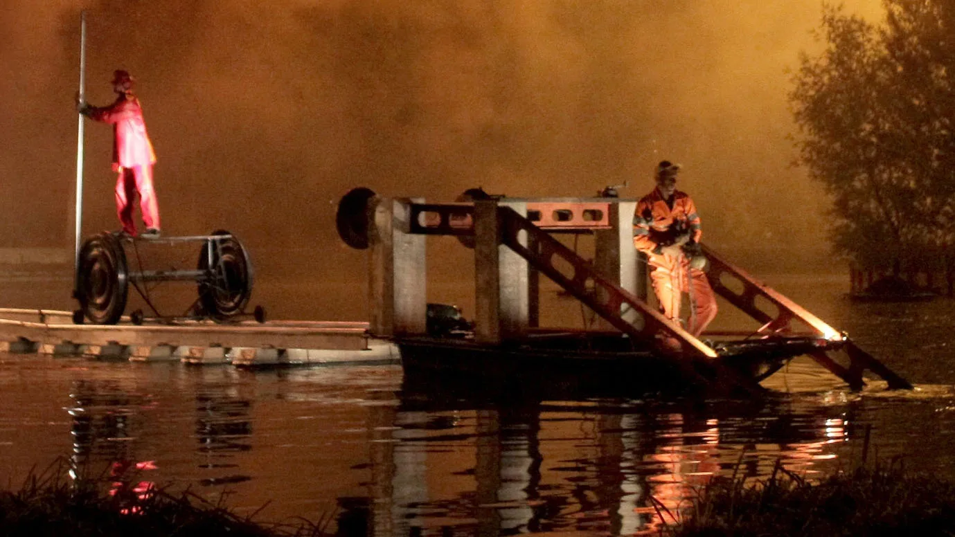une photo du spectacle Les Oxymores d'eau de la cie ilotopie